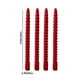 thumbnail image 3 of Long Thread Candle Wedding Banquet Party Holiday Decoration, metal rolling stand, 2-tier glass design, elegant table centerpiece, high-intensity LED light, foldable portable, for office, 3 of 9