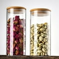 thumbnail image 3 of Glass Jars with Airtight Lids Large Durable Storage Jar for Sauces Pickled Vegetables  2, 3 of 8