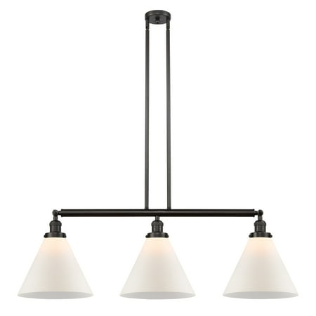 

Innovations Lighting 213 X-Large Cone Cone 3 Light 44 Wide Commercial Linear Chandelier -