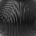 thumbnail image 3 of Better Homes & Gardens 10-Inch Black Ribbed Ceramic Decorative Vase, 3 of 7