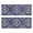 Blue Ethnic Paisley, variant on Kitchen Rugs Sets Of 2,Blue Geometric and Striped Pattern Anti Fatigue Kitchen Mat Rugs Non Slip Washable,Decorative Kitchen Floor Mats for Kitchen,Sink,Laundry,17"X47"