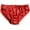 Red, variant on Yavorrs Women Pure Mulberry Silk Panties Briefs Soft Underwear