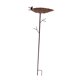thumbnail image 1 of Baño para pájaros de exterior con estaca, forma de hoja, resistente a la intemperie, plato de agua decorativo para patio trasero., 1 of 7