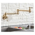 thumbnail image 2 of Foldable Kitchen Faucet Single Cold Single Hole Sink Tap Rotate Folding Spout Brass Pot Filler Tap Wall Mounted ,Easy to Install, 2 of 7