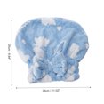 thumbnail image 2 of Unique Bargains 1 Pc Women Waterproof Single Layer Hair Towel for Travel Butterfly Blue, 2 of 5