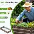 thumbnail image 6 of SLSY 3-in-1 Elevated Garden Bed with 87inch High Arched Rack,Suitable for Climbing Plants,Galvanized Planter Box,Outdoor Gardening,Climbing Vegetables,Flowers,Wood Grain, 6 of 8