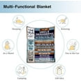 thumbnail image 5 of Uncle Fathers Day Blanket Gifts, Uncle Gifts for Men, Uncle Gifts from Niece Nephew, Great Gifts for Uncle, Best Uncle Ever Gifts for New Uncle, Uncle Birthday Blanket 60"x80", 5 of 6