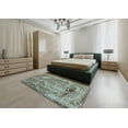 thumbnail image 4 of Ahgly Company Indoor Rectangle Abstract Dark Sea Green Abstract Area Rugs, 7' x 10', 4 of 6