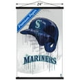 thumbnail image 3 of MLB Seattle Mariners - Drip Helmet 22 Wall Poster with Magnetic Frame, 22.375" x 34", 3 of 6
