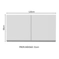 thumbnail image 2 of Alacena 2 Puertas 4 Compartimentos Madesa 120 Cm Blanco Madesa G2512109GL, 2 of 8