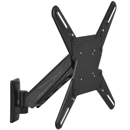 - Barkan 29”- 56” Vertical Full Motion - 3 Movements, Flat / Curved TV Wall Mount, Single Arm, Black, Up to 44 lbs, 5-Years Warranty.