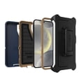 thumbnail image 5 of OtterBox Samsung Galaxy S24 Only - Defender Series Case - Blue Suede Shoes - Screenless - Rugged & Durable - with Port Protection - Holster Clip Includes - Microbial Defense Protection, 5 of 8