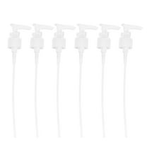Zoyueyie 6pcs Bottle Press Pump Shampoo and Conditioner Bottle Pumps Lotion Dispenser Pumps Bottle Replace Pump Bottle Press ( White )