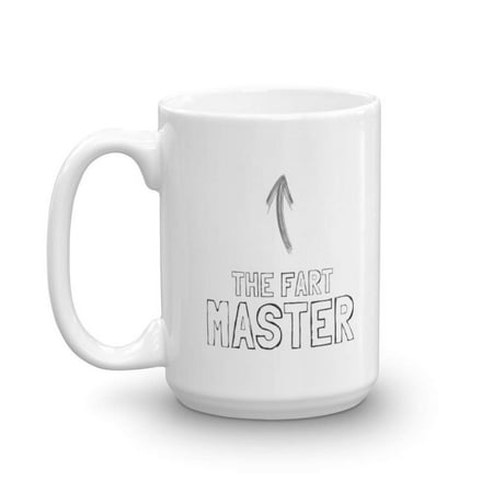 The Fart Master Coffee & Tea Gift Mug, Dad Gifts from a Daughter or Son, Best Ideas for a Happy Fathers Day Celebration and Party Supplies for Men