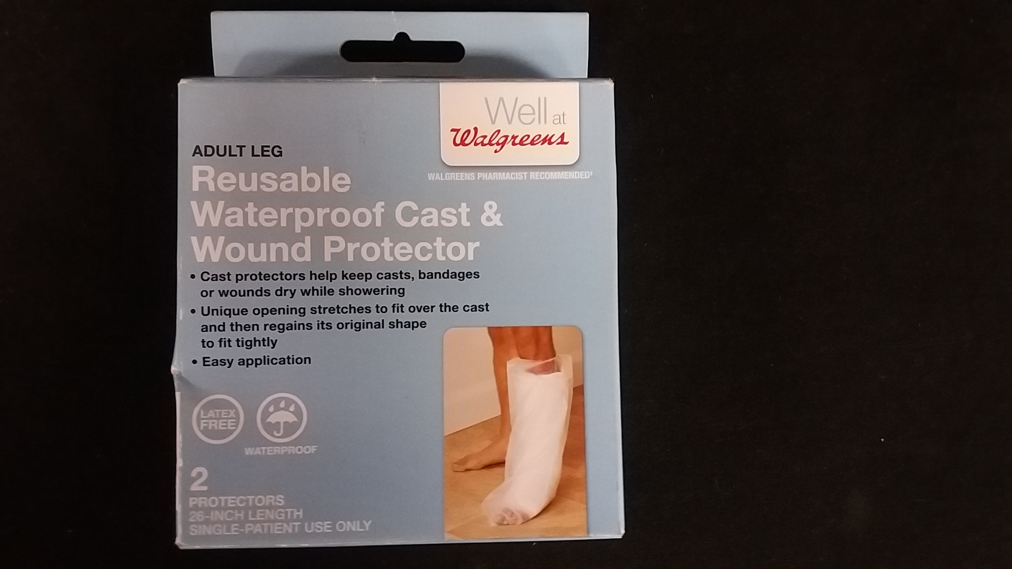 Walgreens Reusable Waterproof Cast & Wound Protector 2 Pack
