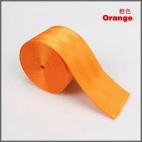 MTP 2" x 5 Yards Seat-Belt Orange Polyester Webbing Strap Repair 3 Panel 2500 lbs Heavy Duty Backpack