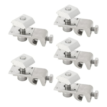 

2024 5Pcs Solar Panel Grounding Lugs PV Mounting System Metal Clips Cable Clamps Bracket Earth Clip