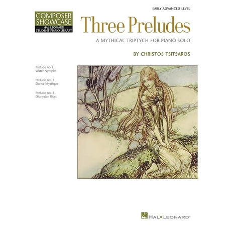 - Hal Leonard Three Preludes Piano Library Series Book by Christos Tsitsaros (Level Early Advanced)