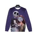 thumbnail image 3 of Sweatshirt Autumn and Winter Long Sleeve Loose Top Christmas Horror 3D Printed Pullover Round Neck Sweatshirt, 3 of 6