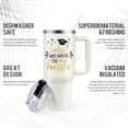 thumbnail image 3 of Graduation Gifts for Her, Congrats Grad Gifts for College or High School 2025 Graduation Gift for Student, Daughter, Sister, Friend, The Tassel Was Worth the Hassle 40oz Tumbler, 3 of 6