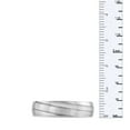 thumbnail image 4 of SuperJeweler Mens 6mm Brushed Finish Grooved Titanium Ring Wedding Band, Size 11 for Men, 4 of 6