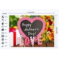 thumbnail image 2 of ABPHOTO Polyester 7x5ft Happy Mother's Day Backdrop Sweet Love Gifts Backdrops Fresh Flowers Bokeh Sequins Vintage Wood Floor Photography Background for Kids Thanks Mum Party Photo Studio Props, 2 of 3