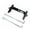 23cm, variant on RYUJNDK Adjustable Automatic Truck Storage Battery Holder Stabilizer Metal Bracket Car Bolt-On Shelf J-style