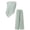 #241-Mint Green, variant on AUNVITO Women's Casual Sleeveless V-Neck Top and Pocket Shorts Set Comfortable Summer Outfit