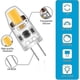 thumbnail image 2 of Led G4 Dimmable Light Bulbs, 2w Equivalent 20w Halogen Lamp, 200lm Warm White Energy Saving Light Bulb, No Flicker, Ac/dc 12-24v, G4 Bi-pin , 360 Beam, 2 of 5