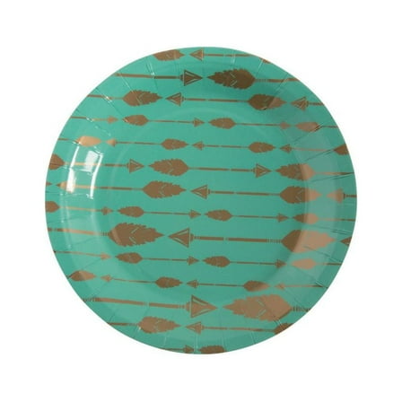Tribal Baby Dessert Plates (8Pc) - Party Supplies - 8 Pieces