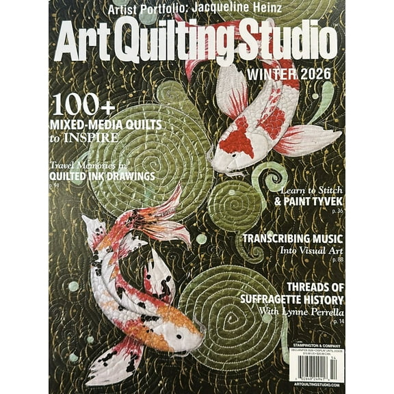 Art Quilting Studio Magazine Winter 2026