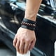 thumbnail image 3 of Pulsera trenzada de moda de 4 piezas, pulsera trenzada ajustable de cuero retro para hombres, 3 of 7
