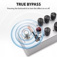thumbnail image 4 of MOSKYAUDIO Guitar Compressor Pedal Electric Guitar Effects Pedal Sustain/Blend/Level/Tone Control True Bypass Metal Shell DC 9V 6.35mm Input/Output Interface Mini Guitar Compressor Effector, 4 of 8