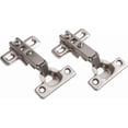 thumbnail image 1 of Charnières de Porte d'Armoire en Acier Inoxydable 25mm Perforées 2 Pack A, 1 of 5