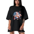 thumbnail image 3 of Women T Shirts and Men T shirt Oversized Shirts Cool Graphic Tees for Men Vintage Streetwear Sweat Casual Shirt 2XL, 3 of 5
