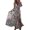 Violet, variante sur HAWEE Robe Décontractée à Col en V pour Femme, Été, Dos Nu, Imprimé Floral, Sans Manches, Robe Maxi pour Plage et Fête