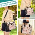 thumbnail image 5 of FORMRS Insulated Lunch Bag Unisex Large Capacity with Shoulder Strap, Hand Drawn Cups, 5 of 6