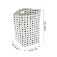 thumbnail image 3 of Unique Bargains Scarf Folding Gift Bags 10 Pcs for All Occasions Black White, 3 of 5