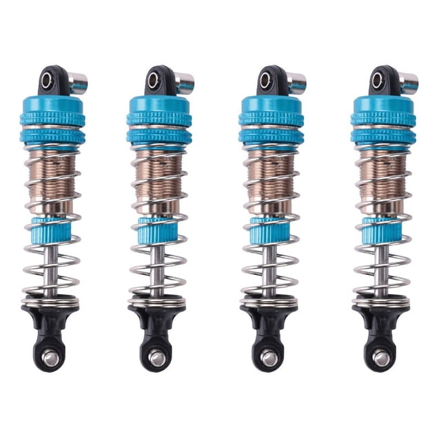 4 Piezas Amortiguador de Metal para Xinlehong Q901 Q902 Q903 9130 9135 9136 9137 9138 1/16 RC Piezas de ActualizacióN de AutomóViles, 2