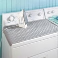 thumbnail image 3 of Table Top Ironing Mat Laundry Pod Washer Dryer Cover Board Heat Resistant Blanket Press Clothes Protector, 3 of 5