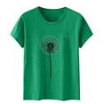 thumbnail image 4 of Pohista Casual Tops for Women Trendy Women's T-Shirts V Neck Summer Blouses for Women 2025 Plus Size Short Sleeve Shirts for Women Office orders placed by me recently, 4 of 5