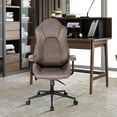 thumbnail image 2 of Giantex High-Back Home Office Desk Chair, Ergonomic Leathaire Task Chair w/Comfortable Padded Seat & Detachable Armrests, 2 of 8