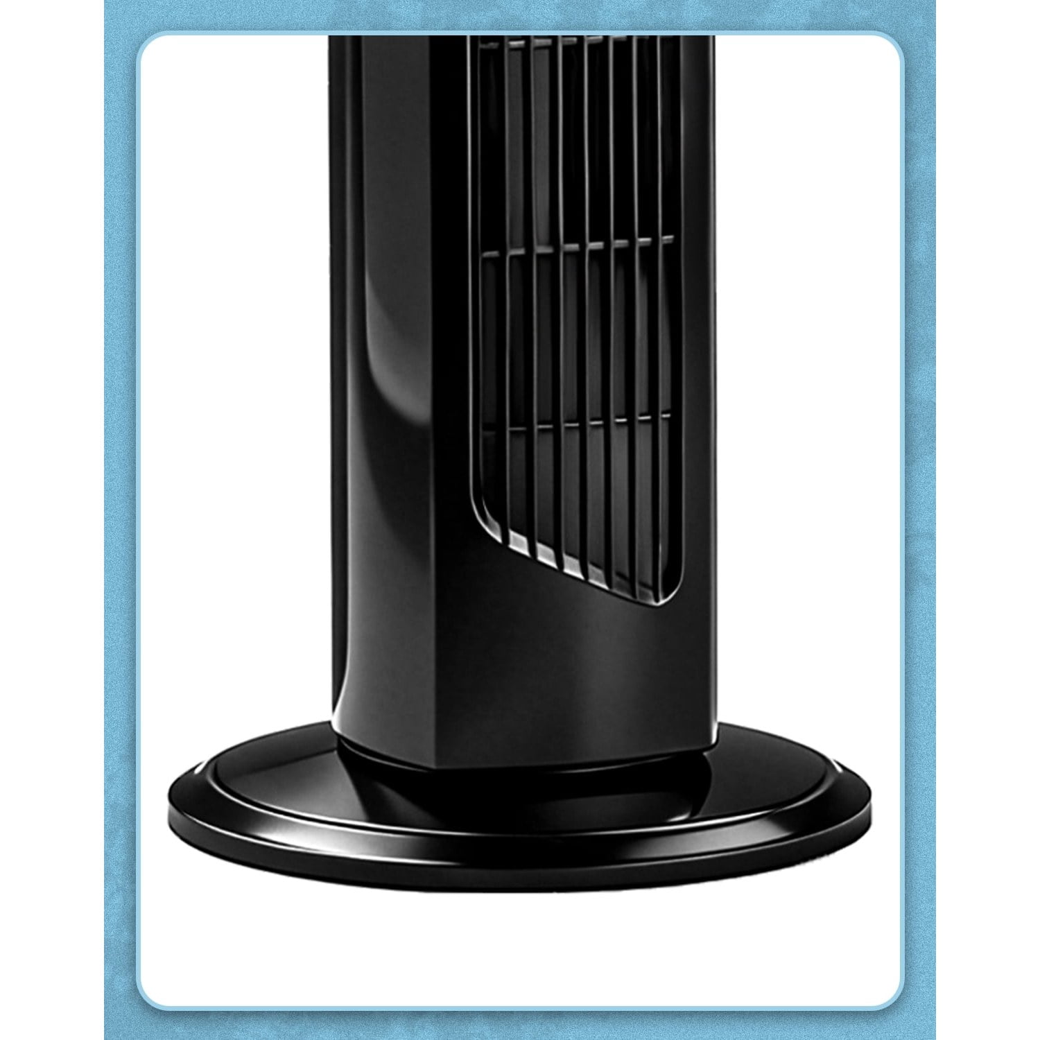 Tower Fan, 110V, 45W, 32 Inch Column Tower Fan, Touch Control with Remote, Plastic Body, Copper Motor, Black, 3 Speeds, 3 Wind Modes, Oscillating, 7.5-Hour Timer for Home Use