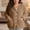Brown, variant on Womens Bed Jacket Fleece Jacket Women Pajama Tops for Women Sherpa Jacket Women Womens Loungewear Winter Coats for Women Warm Winter Coats for Women Black XXL