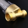 thumbnail image 2 of Water Filter Front Filter Backwash Filter Water Purifier Pre Filter Descaling Household Bathroom Water Descaling 1 Inch to 1/2 Inch (Golden), 2 of 9