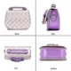 thumbnail image 3 of Bolso de mensajero de la PU del Bowknot de las muchachas Bolso del cuerpo cruzado Mini bolso de mensajero del totalizador de las modas con la manija, 3 of 5