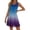 Blue, variant on Women's Sleeveless Midi Dress Pleated Neckline Casual Summer Dress with Pockets for Beach Vacation