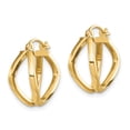 thumbnail image 3 of Primal Gold 14 Karat Yellow Gold Hoop Earrings, 3 of 5