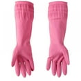 Chemical Resistant Latex Gloves,Cleaning Protective Safety Work Heavy