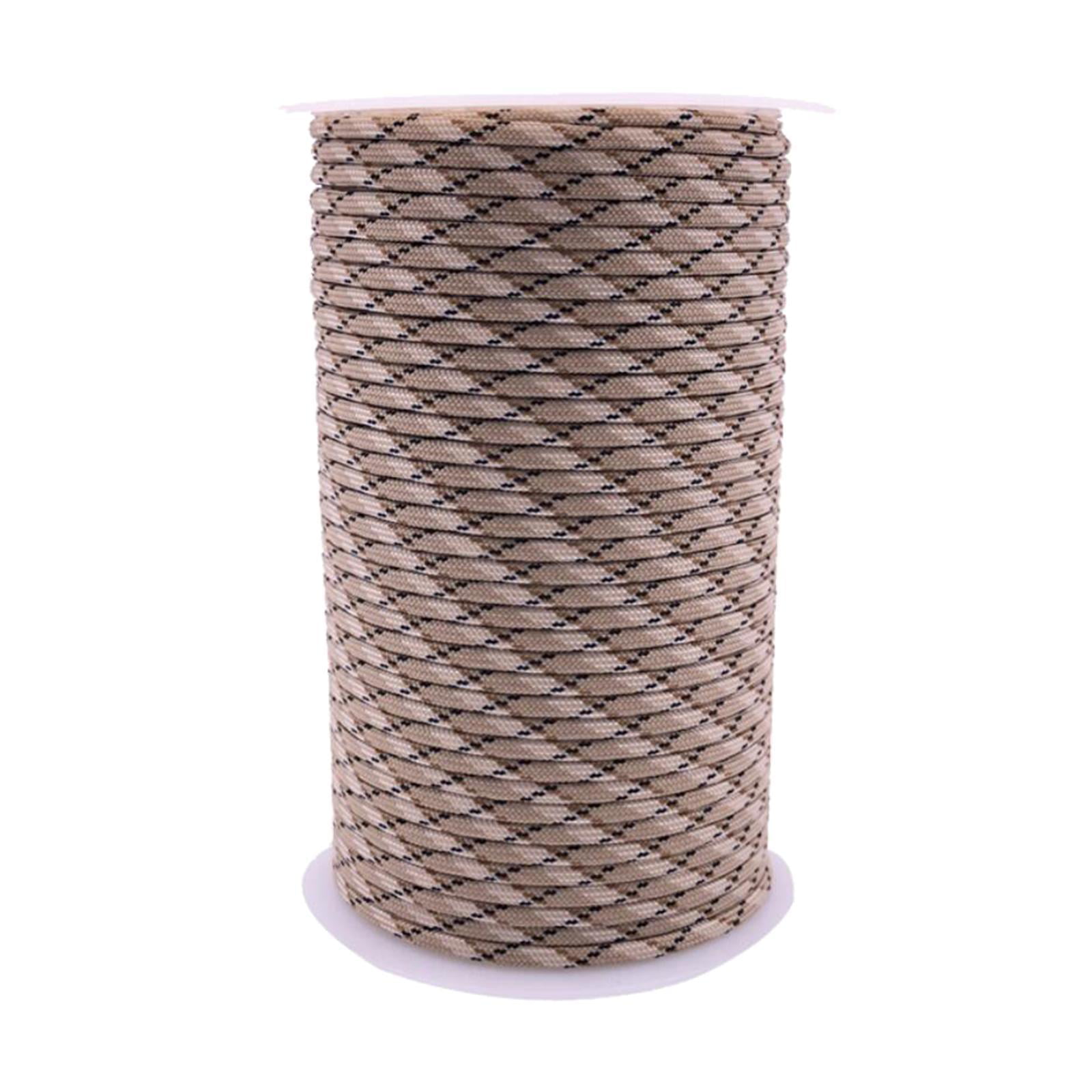 328 FT Camouflage  550 Paracord Rope 9 Strand Parachute Cord Camping Hiking 100M 